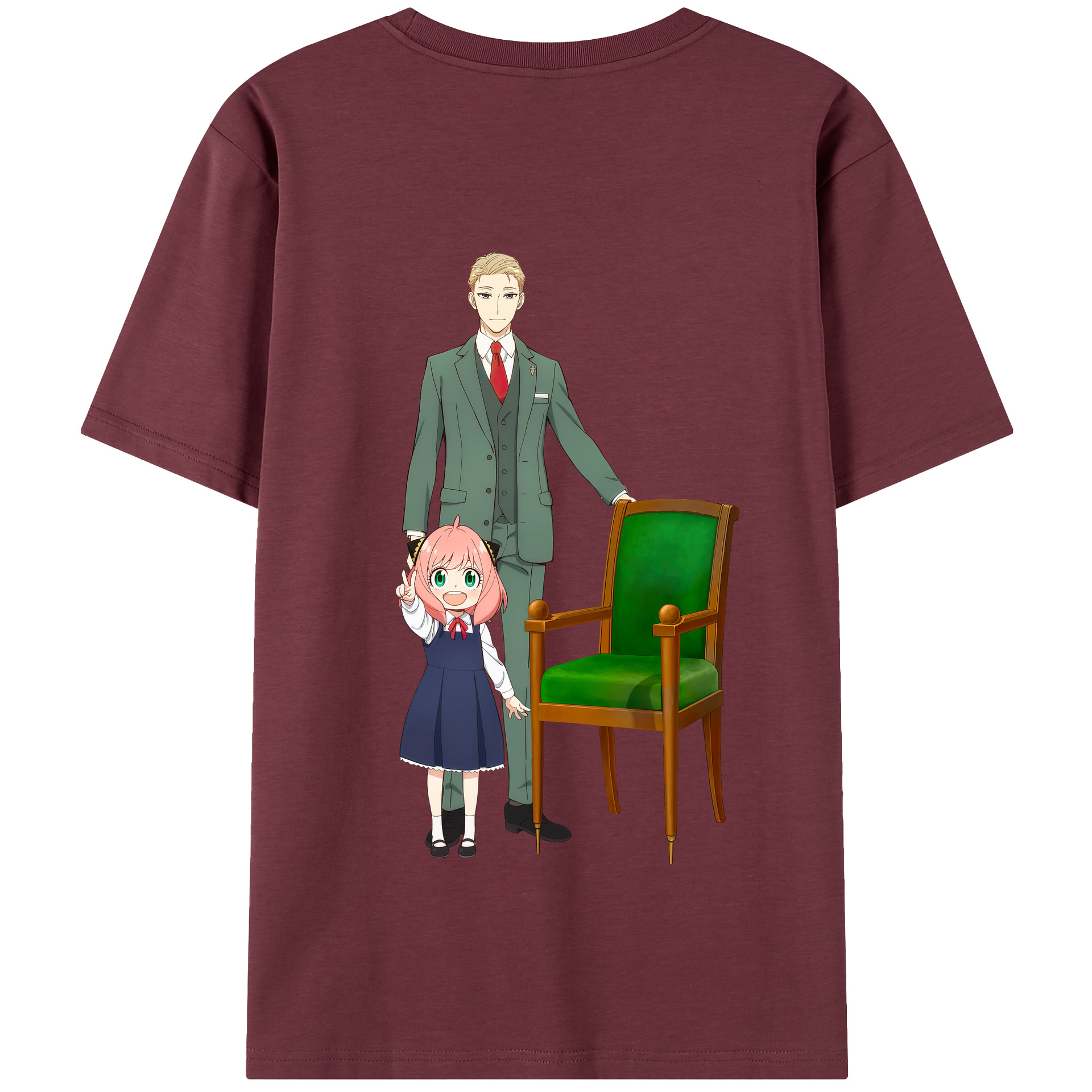 （画像用） SPY×FAMILY间谍家家酒 綿100％半袖Tシャツ（背面プリント）